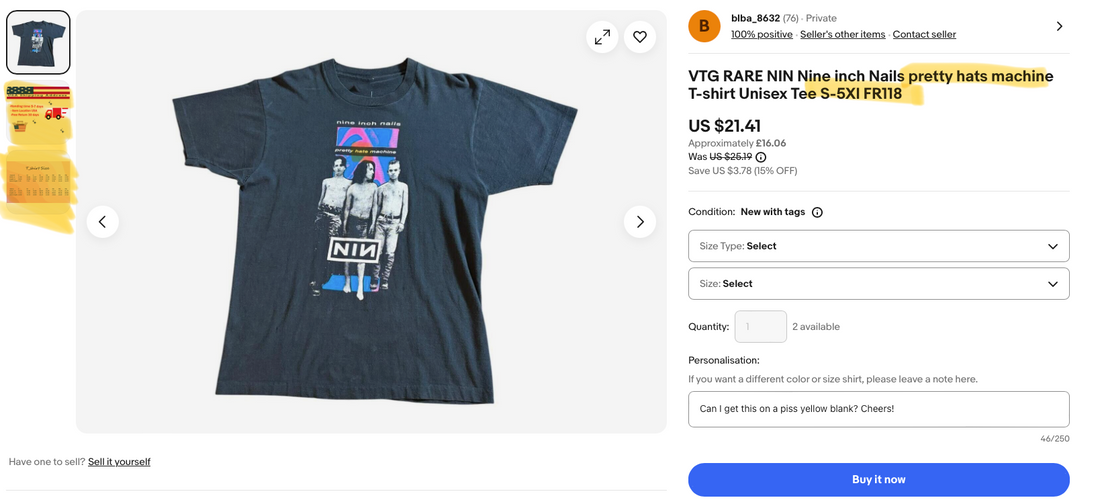 Why Cheap Fake Band Tees Are Everywhere & Why That’s Making the Real Ones Priceless