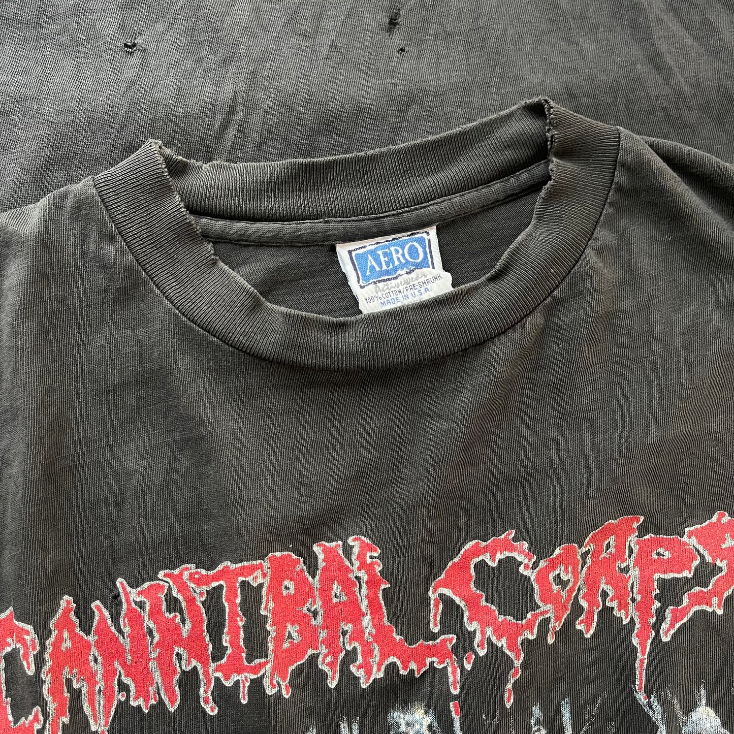1992 CANNIBAL CORPSE BUTCHERED AT BIRTH T-SHIRT