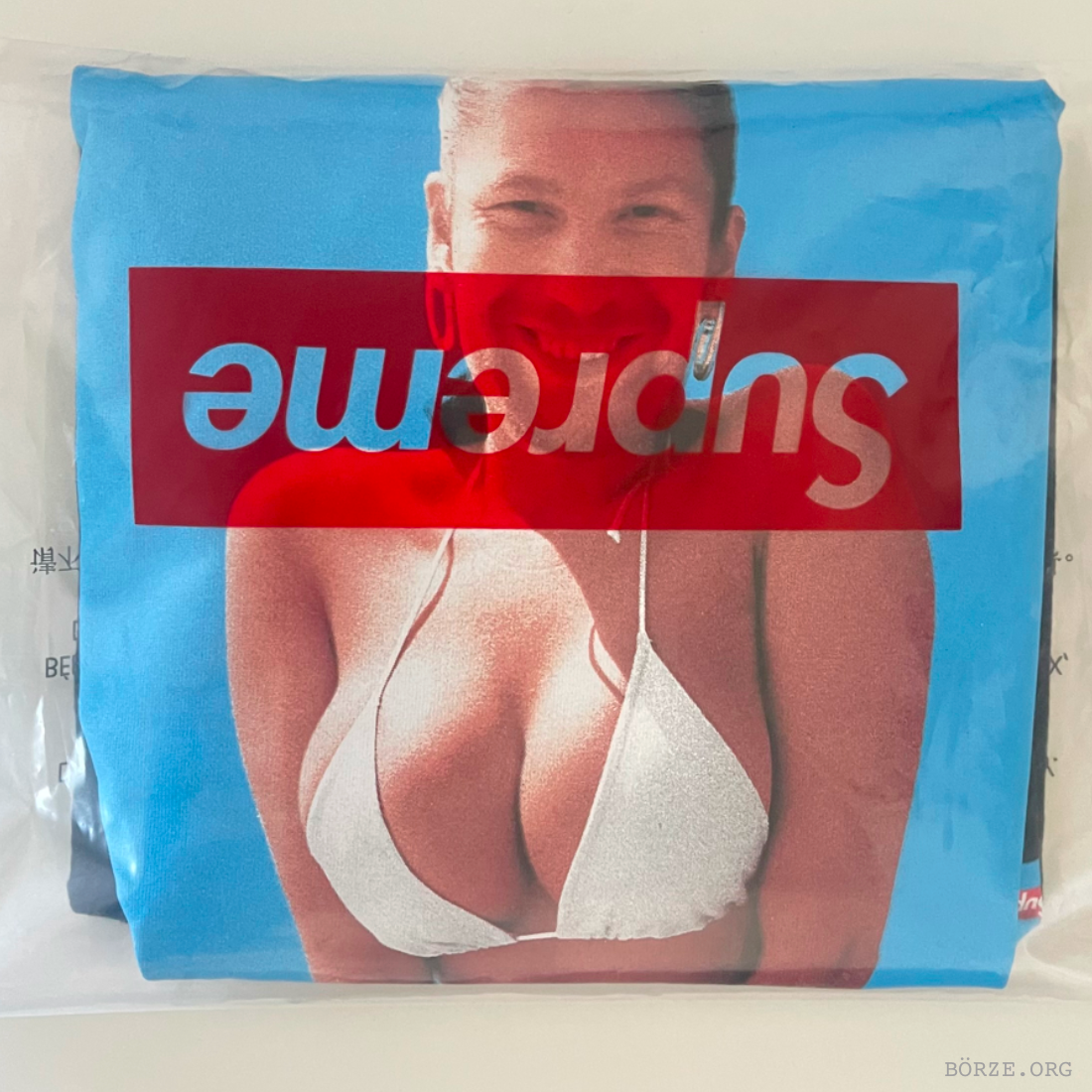 2025 SUPREME X APHEX TWIN WINDOWLICKER BLACK T-SHIRT