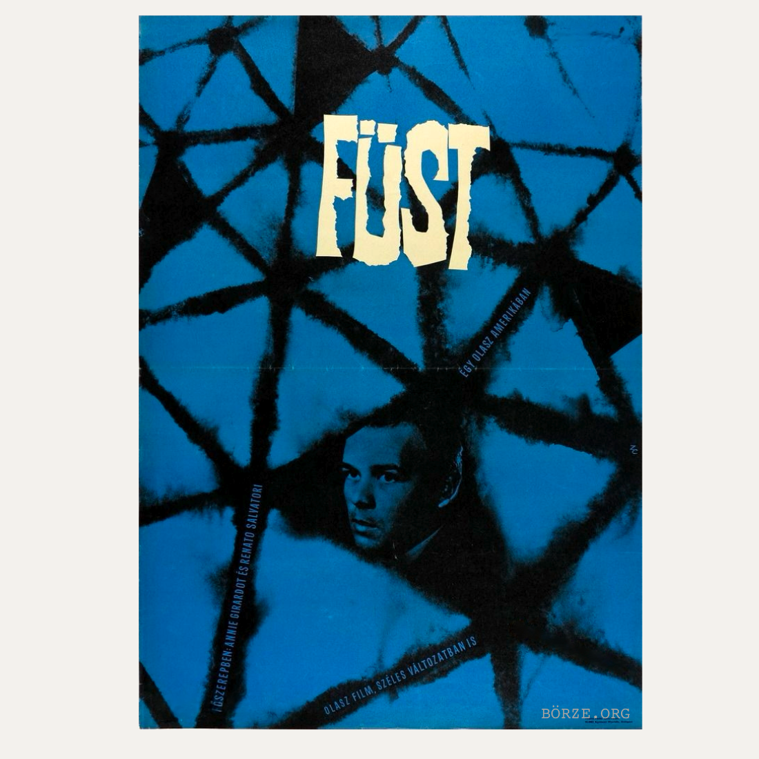 1964 ITALIAN FILM POSTER SMOKE / FÜST / SMOG ZELENÁK CRESCENCIA