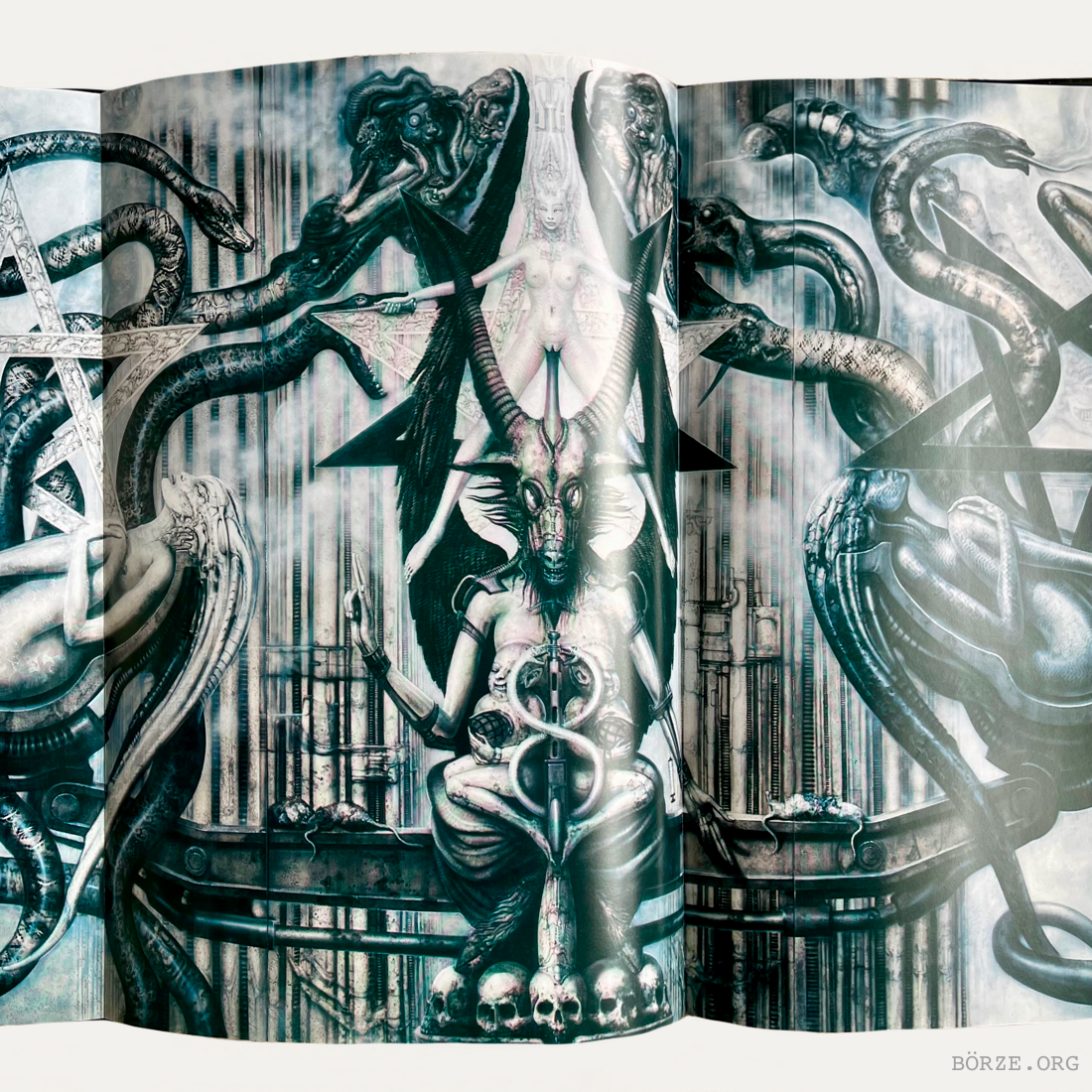 1991 HR GIGER'S NECRONOMICON HARDCOVER MORPHEUS PUBLISHING