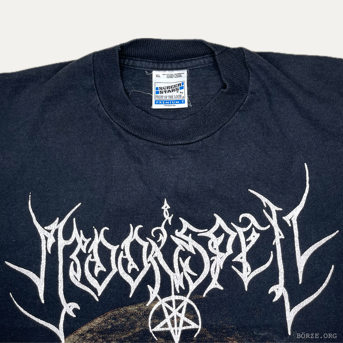 1995 MOONSPELL QUEEN IN WHITE EURO TOUR LONG SLEEVE