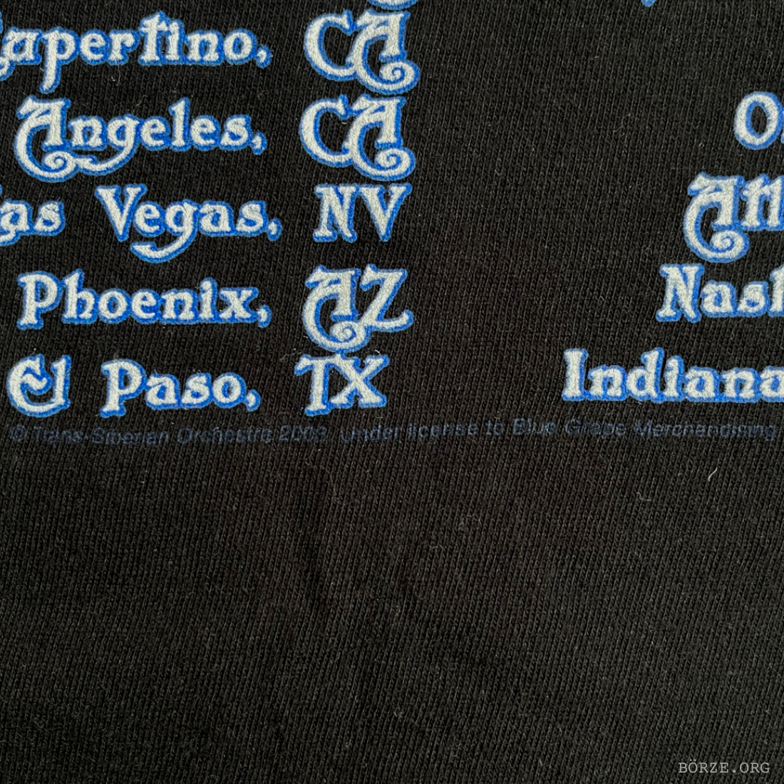 2003 TRANS-SIBERIAN ORCHESTRA T-SHIRT NORTH AMERICAN TOUR T-SHIRT