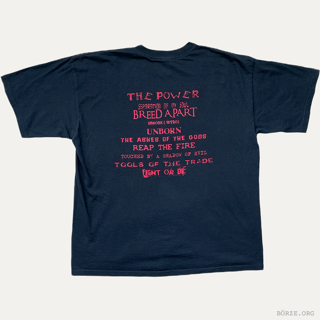 2005 GRIMFIST 10 STEPS TO HELL T-SHIRT