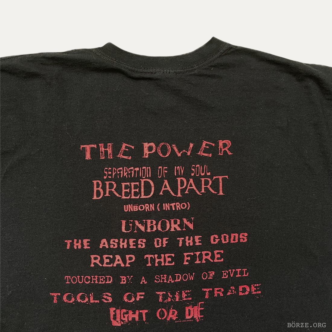 2005 GRIMFIST 10 STEPS TO HELL T-SHIRT