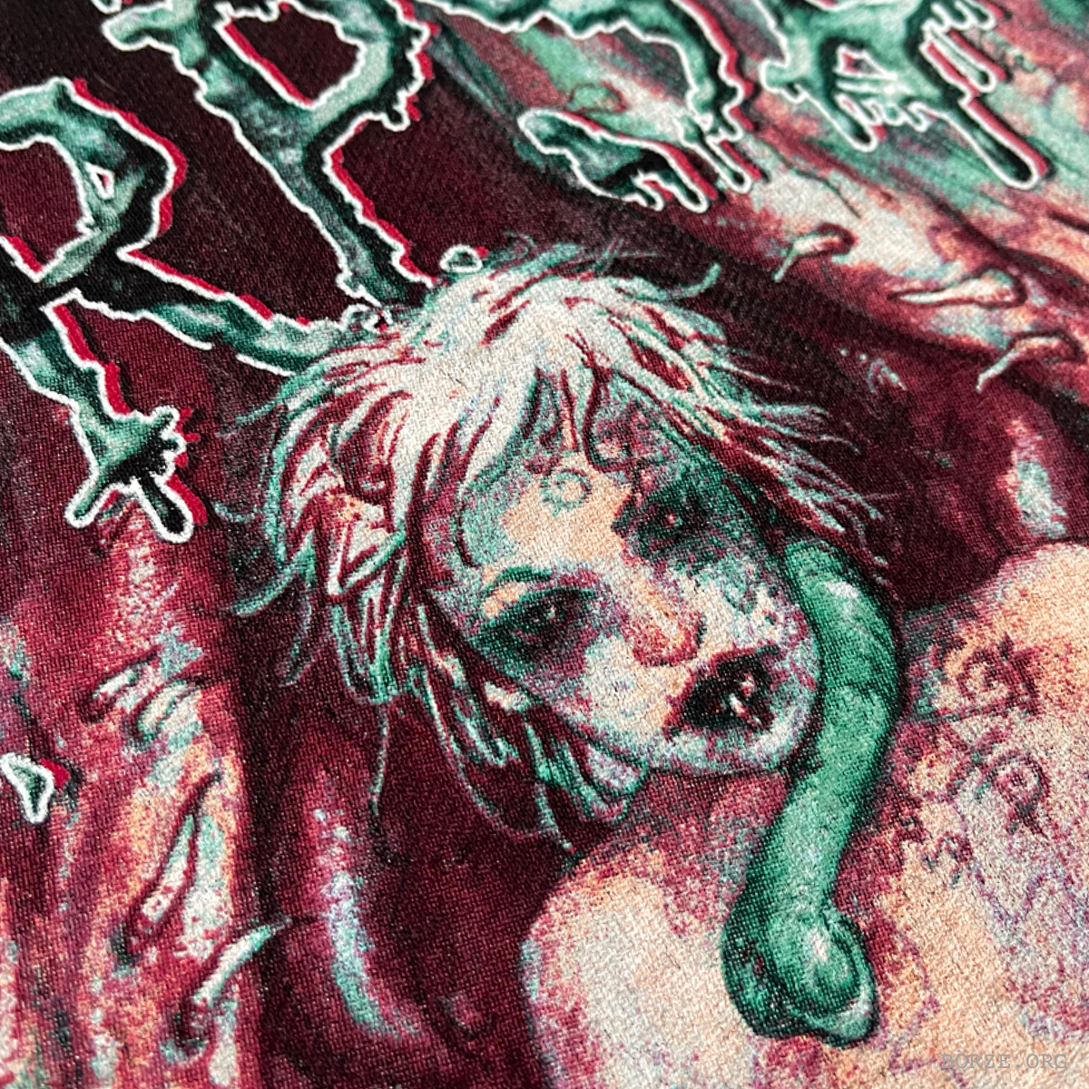 2002 CANNIBAL CORPSE WORM INFESTED RELEASE EDITION VINTAGE T-SHIRT LARGE