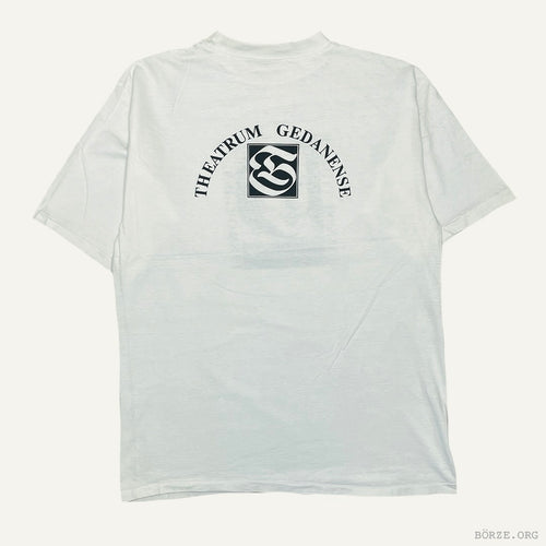 1990s GDANSK SHAKESPEARE THEATRE ETCHING VINTAGE SINGLE STITCH T-SHIRT LARGE+