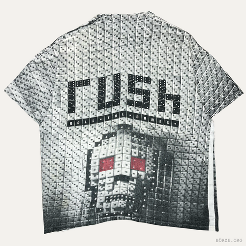 1991 RUSH ROLL THE BONES AOP DICE SKULL BROCKUM VINTAGE T-SHIRT XL