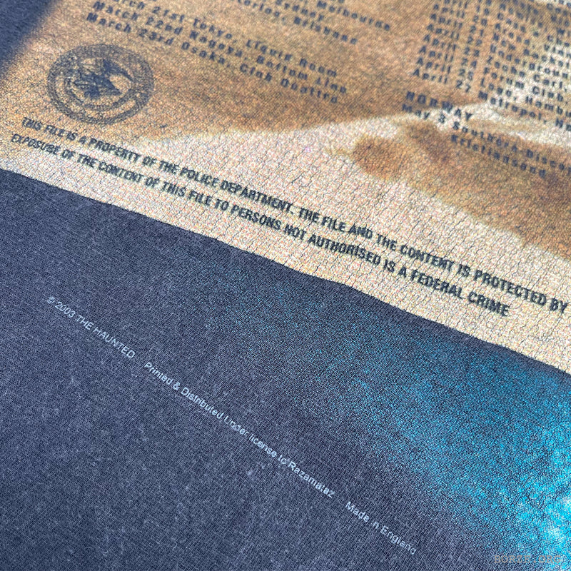 2003 THE HAUNTED ONE KILL WONDER TOUR XL VINTAGE T-SHIRT