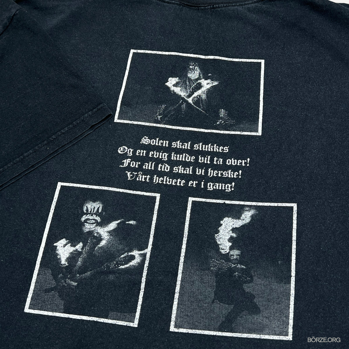 2000s TSJUDER - LEGION HELVETE  DESERT NORTHERN HELL VINTAGE NORWEGIAN BLACK METAL T-SHIRT XL