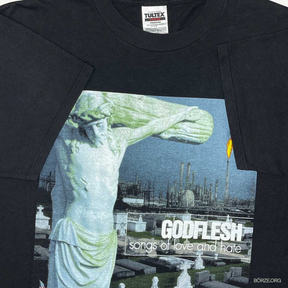 1996 GODFLESH - SONGS OF LOVE AND HATE VINTAGE EARACHE T-SHIRT LARGE