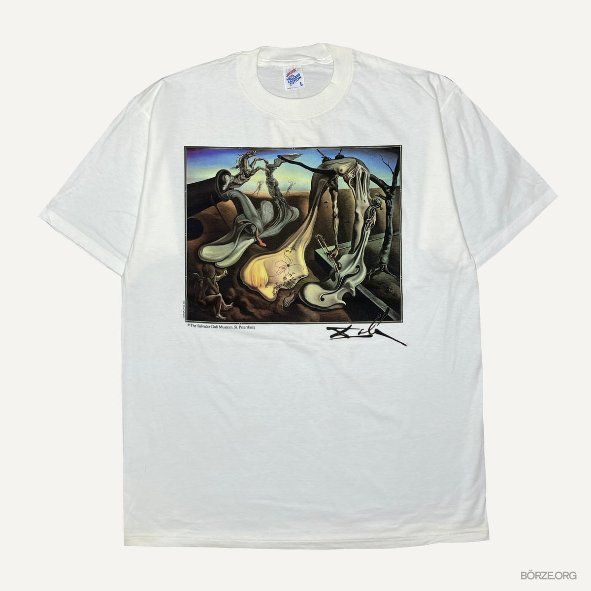1990s SALVADOR DALI ‘DADDY LONGLEGS…’ SERIGRAPHIA VINTAGE ART T-SHIRT LARGE+