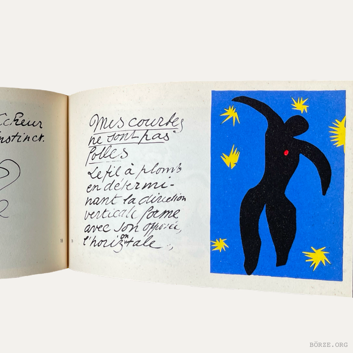 1960 HENRY MATISSE ‘JAZZ’ LITHOGRAPH PIPER-BÜCHEREI NO. 115 MOMA COLLECTOR ART BOOK