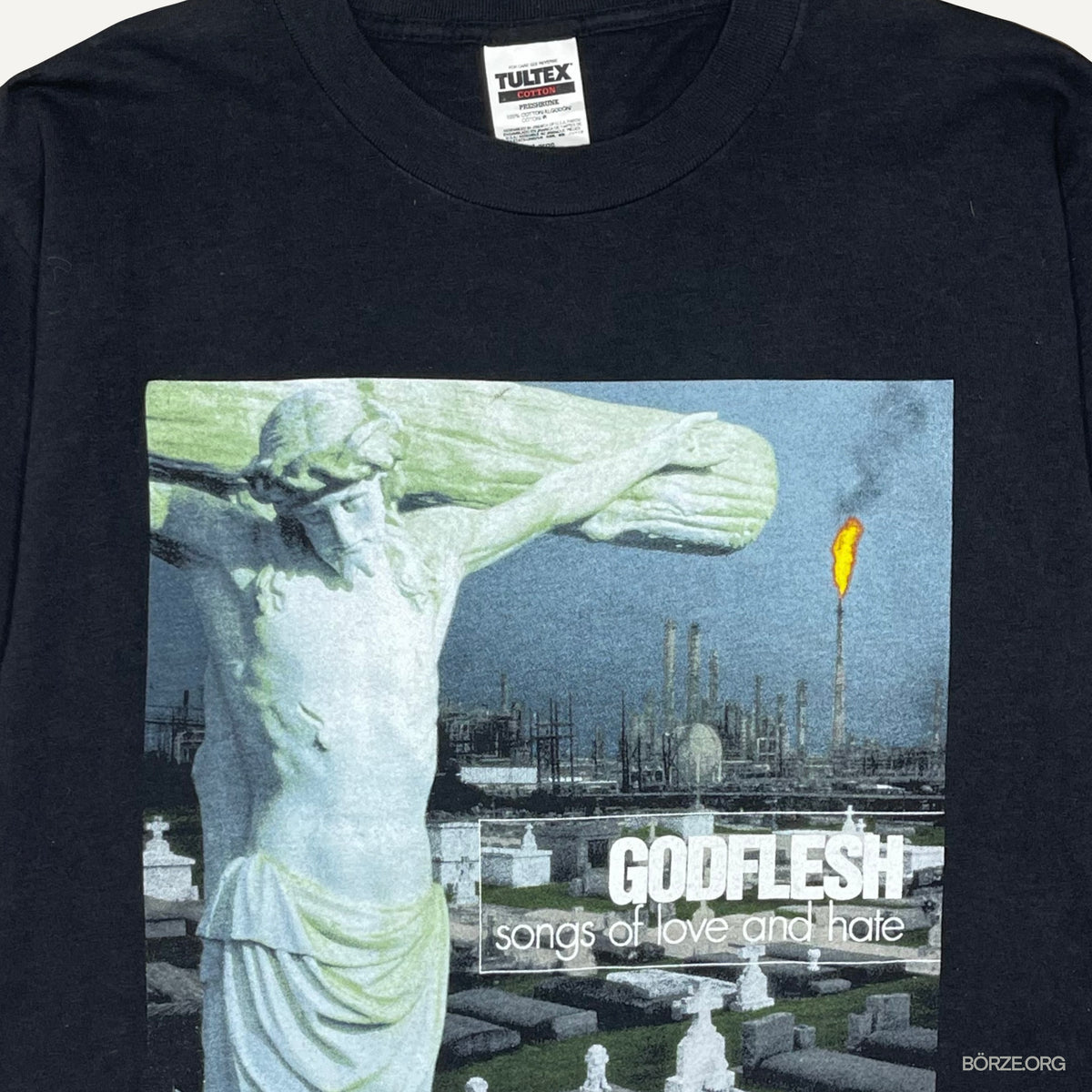 1996 GODFLESH - SONGS OF LOVE AND HATE VINTAGE EARACHE T-SHIRT LARGE