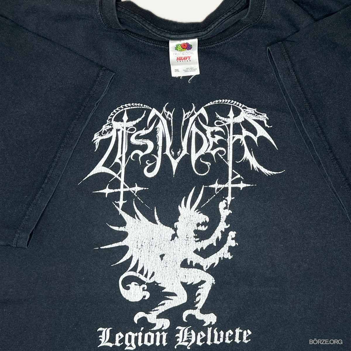 2000s TSJUDER - LEGION HELVETE  DESERT NORTHERN HELL VINTAGE NORWEGIAN BLACK METAL T-SHIRT XL