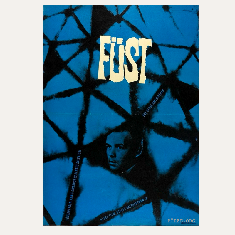 1964 SMOKE OFFSET ORIGINAL ITALIAN FILM POSTER ZELENÁK CRESCENCIA