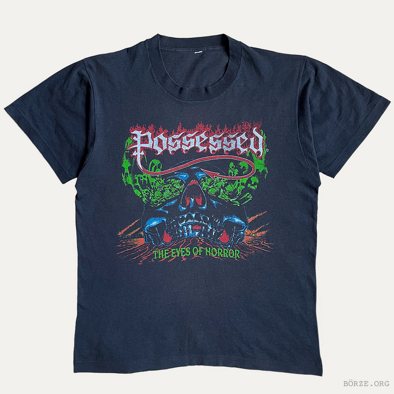 1987 POSSESSED THE EYES OF HORROR T-SHIRT