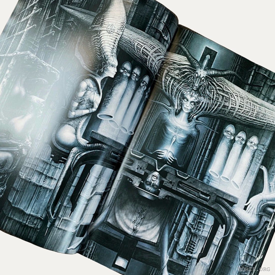 1991 HR GIGER'S NECRONOMICON HARDCOVER MORPHEUS PUBLISHING EDITION