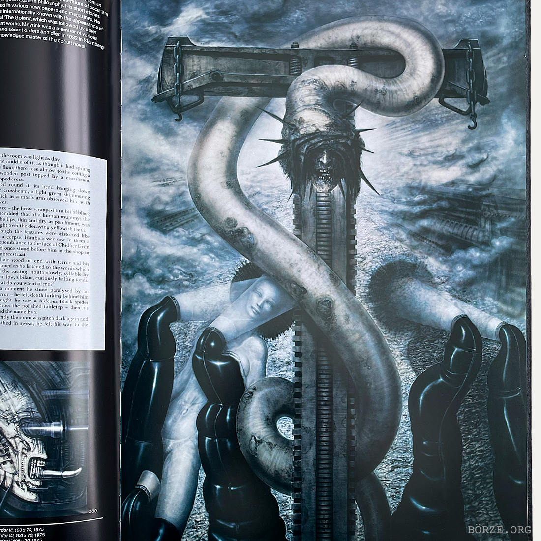 1991 HR GIGER'S NECRONOMICON HARDCOVER MORPHEUS PUBLISHING EDITION C