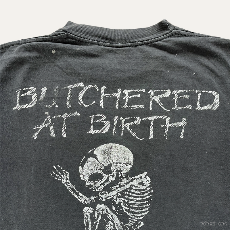 1992 CANNIBAL CORPSE BUTCHERED AT BIRTH LARGE VINTAGE T-SHIRT