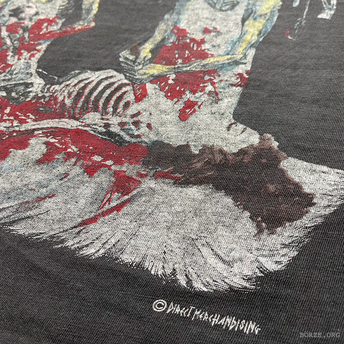 1991 CANNIBAL CORPSE BUTCHERED AT BIRTH LARGE VINTAGE T-SHIRT