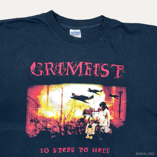 2005 GRIMFIST 10 STEPS TO HELL T-SHIRT