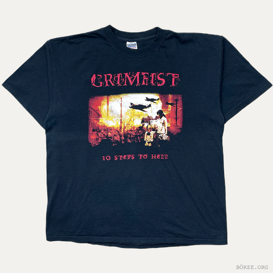 2005 GRIMFIST 10 STEPS TO HELL T-SHIRT