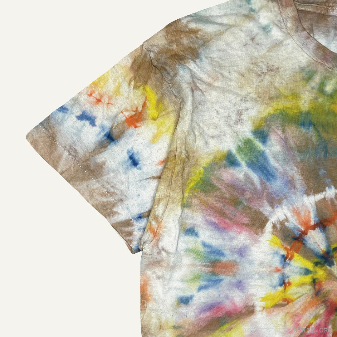 1980s FOTL PSYCHEDELIC TIE DYE SINGLE STITCH PLAIN BLANK TRUE VINTAGE T-SHIRT XL