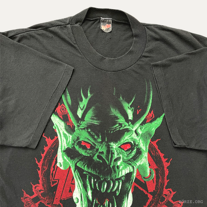 1988 SLAYER ROOT OF ALL EVIL WORLD SACRIFICE TOUR EDITION VINTAGE T-SHIRT