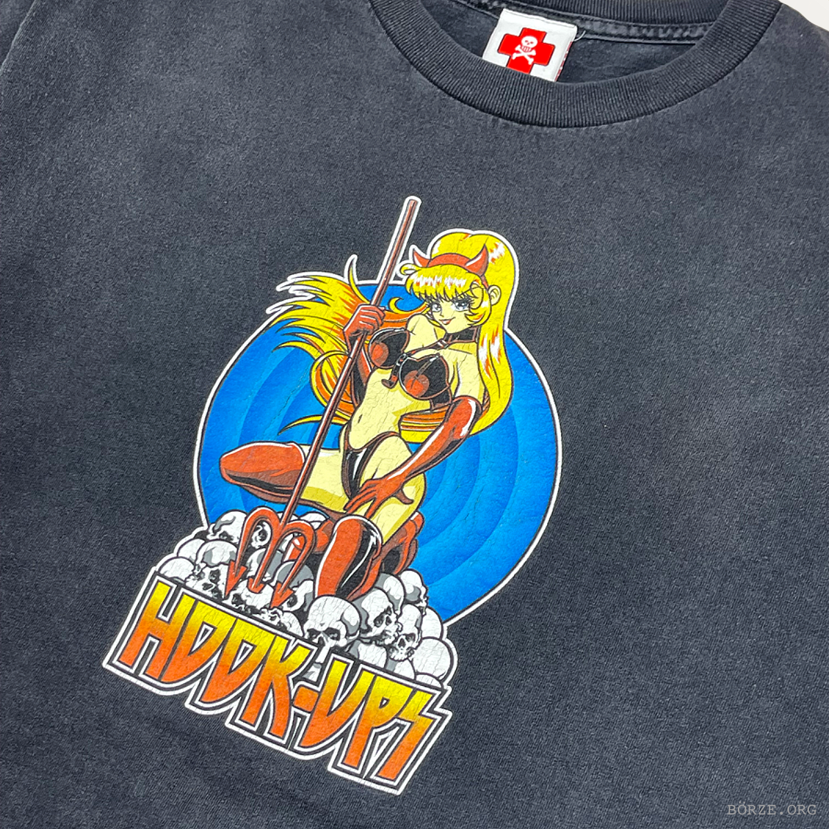 1990s JEREMY KLEIN 'DEVIL MISTRESS' HOOK-UPS SKATEBOARDS T-SHIRT LARGE