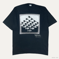 1990s MC ESCHER 'SKY AND WATER' CORDON ART BAARN-HOLLAND VINTAGE ART T-SHIRT XL