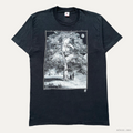 1991 JIM HARTER 'POET TREE' ECLECTIC WEAR ETCHING VINTAGE SINGLE STITCH ART T-SHIRT XL