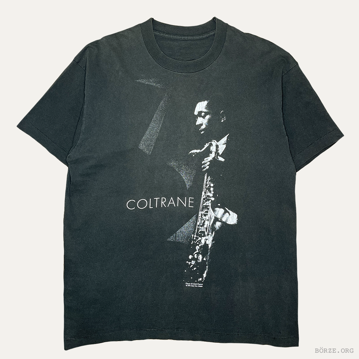 1991 JOHN COLTRANE 'SAXOPHONE' GEAR INC SINGLE STITCH VINTAGE T-SHIRT XL