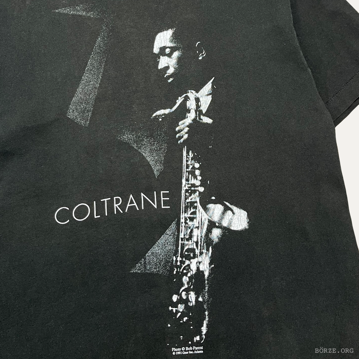 1991 JOHN COLTRANE 'SAXOPHONE' GEAR INC SINGLE STITCH VINTAGE T-SHIRT XL