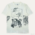 1991 MC ESCHER AOP 'PARADOX' ANDAZIA CORDON ART BAARN-HOLLAND AOP VINTAGE ART T-SHIRT LARGE
