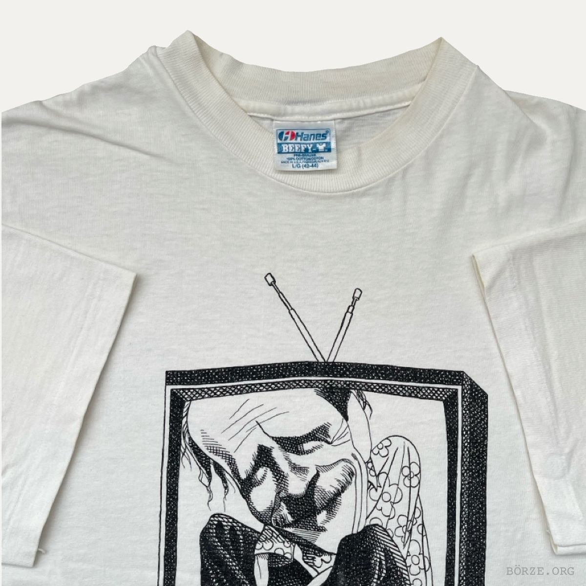 1992 LARGELY LITERARY MARSHALL MCLUHAN STEVEN CRAGG AUTHOR T-SHIRT