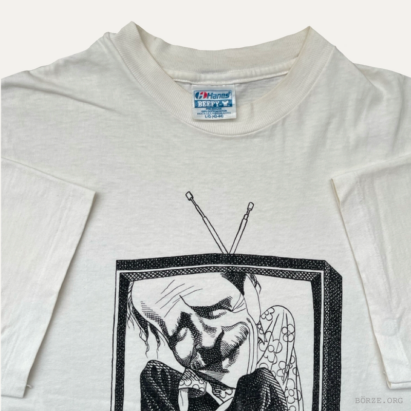 1992 LARGELY LITERARY MARSHALL MCLUHAN STEVEN CRAGG AUTHOR T-SHIRT