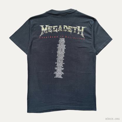 1992 MEGADETH COUNTDOWN TO EXTINCTION US TOUR ED REPKA PENTAGRAM DEVIL T-SHIRT