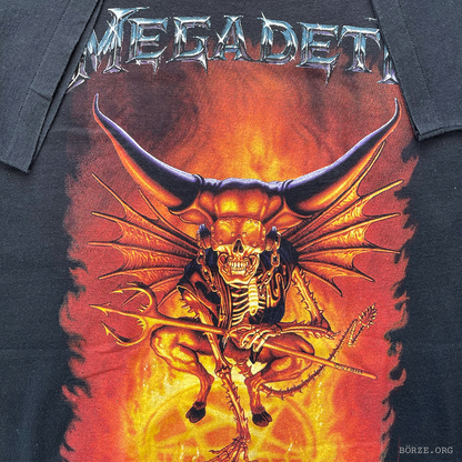 1992 MEGADETH COUNTDOWN TO EXTINCTION US TOUR ED REPKA PENTAGRAM DEVIL T-SHIRT