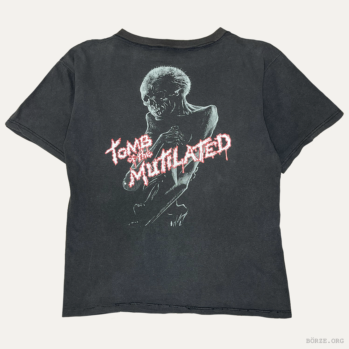 1992 CANNIBAL CORPSE TOMB OF THE MUTILATED BLUE GRAPE CENSORED VINTAGE T-SHIRT M-L