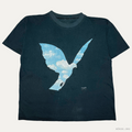 1992 MAGRITTE 'THE LARGE FAMILY' (LA GRANDE FAMILLE)' DOVE ADAGP SINGLE STITCH VINTAGE ART T-SHIRT XL