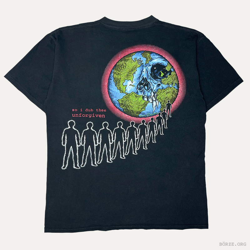 1992 METALLICA PUSHEAD UNFORGIVEN BROCKUM VINTAGE T-SHIRT LARGE