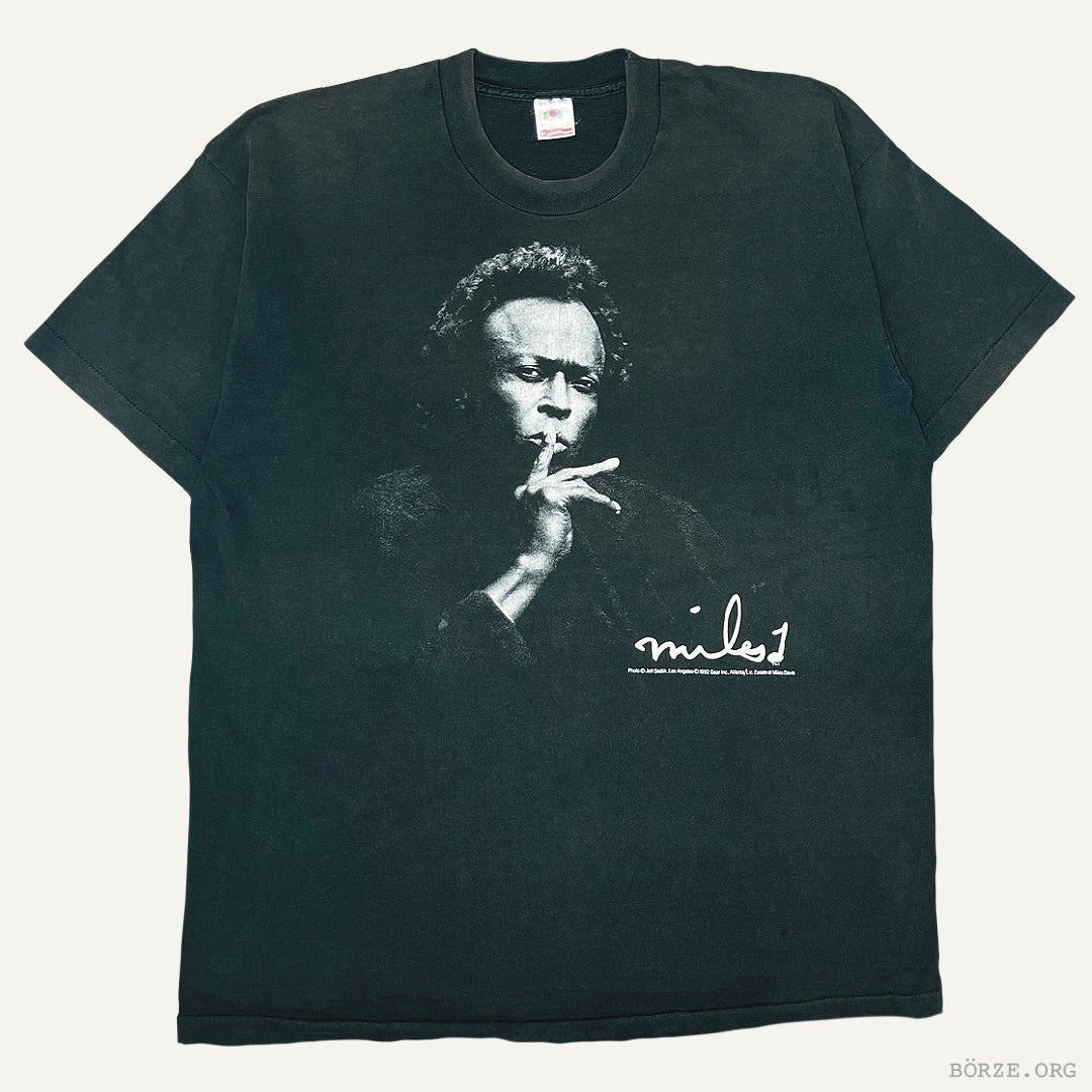 1992 MILES DAVIS SIGNATURE GEAR INC SINGLE STITCH VINTAGE JAZZ T-SHIRT XL