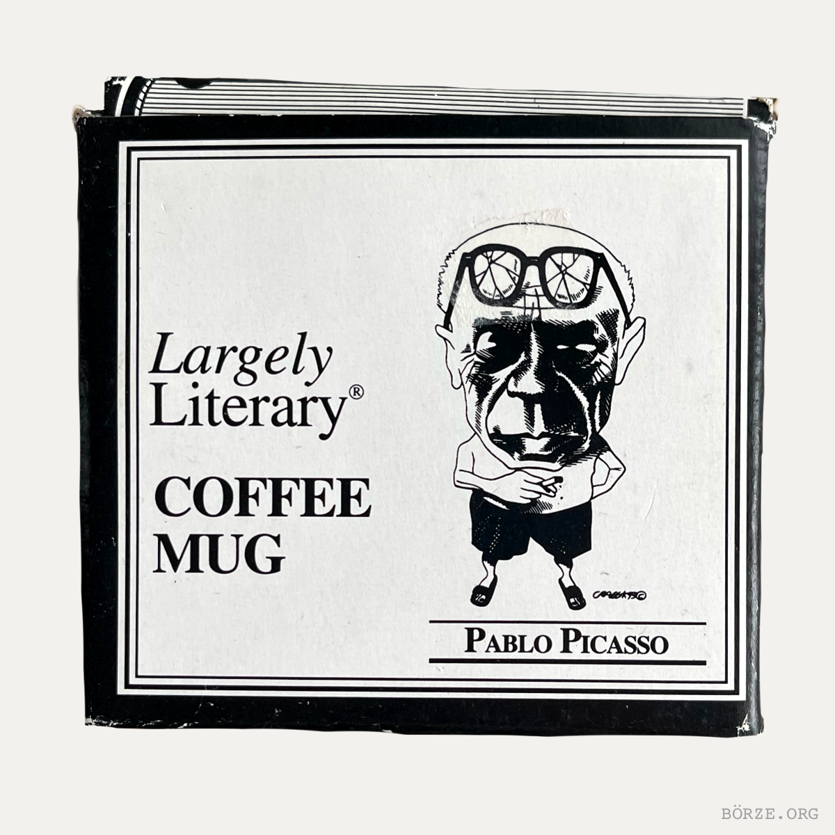 1993 LARGELY LITERARY STEVEN CRAGG 'PICASSO' COLLECTORS BUNDLE MUG & T-SHIRT LARGE