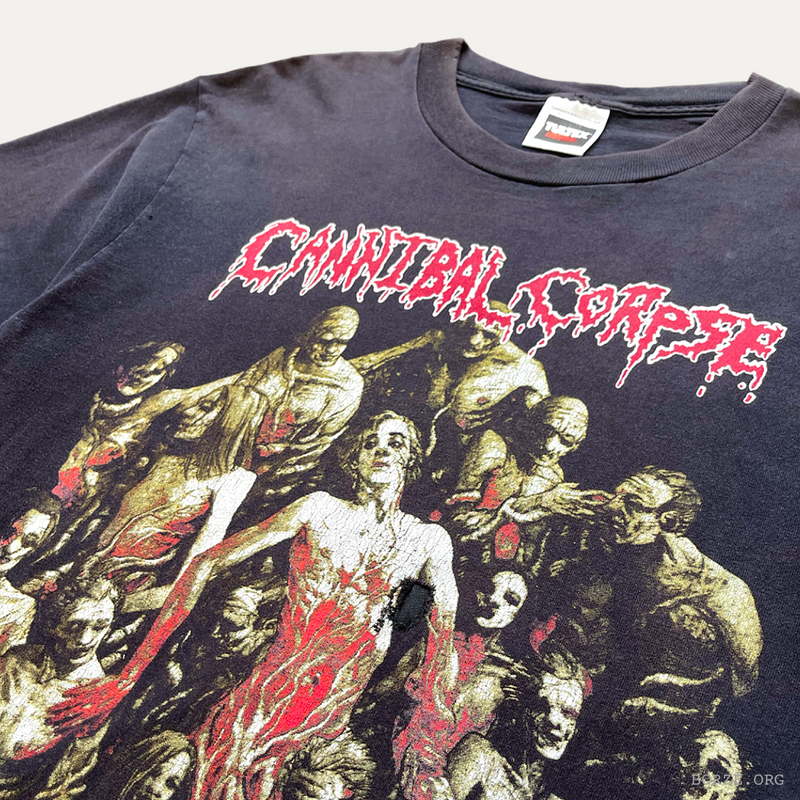 1994 CANNIBAL CORPSE THE BLEEDING HELLOWEEN HORROR HAUNT TOUR T-SHIRT