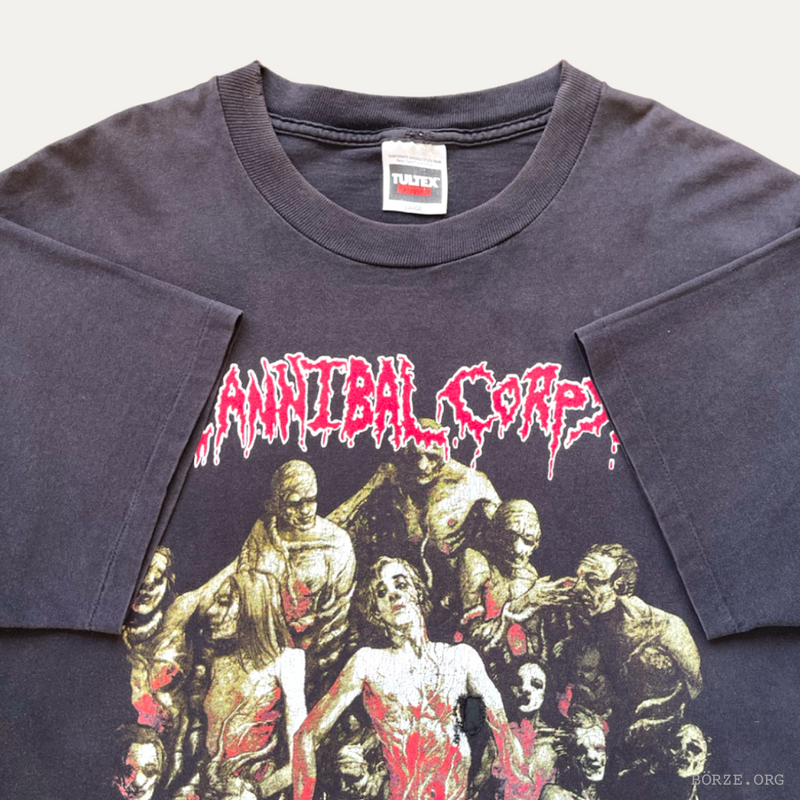 1994 CANNIBAL CORPSE THE BLEEDING HELLOWEEN HORROR HAUNT TOUR T-SHIRT