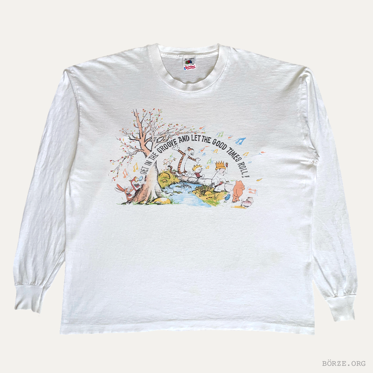 1994 GRATEFUL DEAD SHAKEDOWN LOT FALL TOUR WHERE THE WILD THINGS ARE LET GOOD TIMES ROLL VINTAGE LONGSLEEVE XL