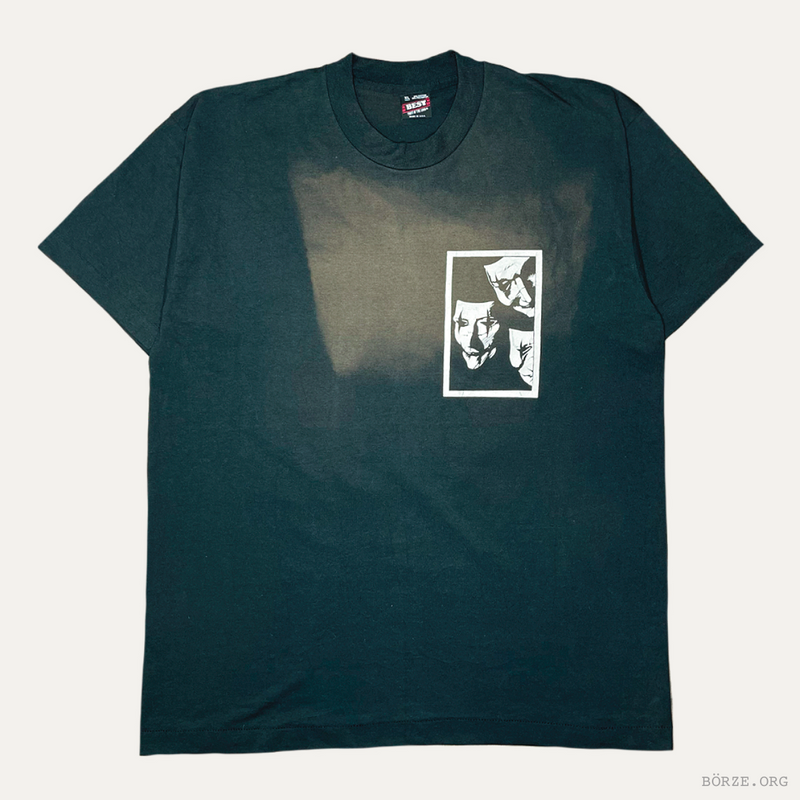 1994 JAMES O'BARR 'THE CROW' GRAPHIC NOVEL PAPER GOLD EVENT KITCHEN SINK PRESS VINTAGE T-SHIRT