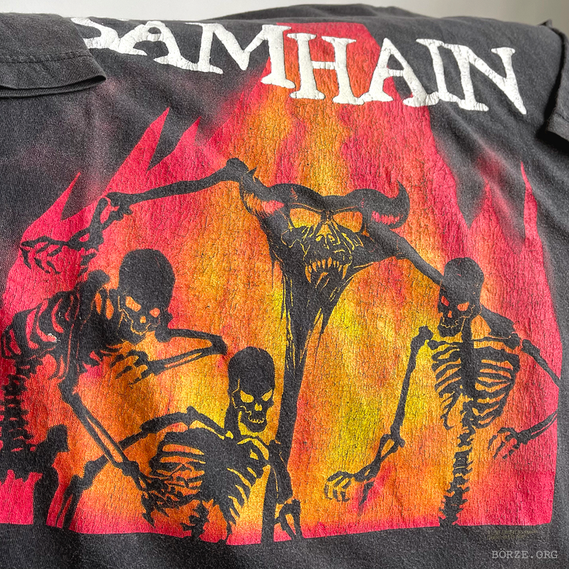 1995 SAMHAIN NOVEMBER COMING FIRE XL VINTAGE T-SHIRT