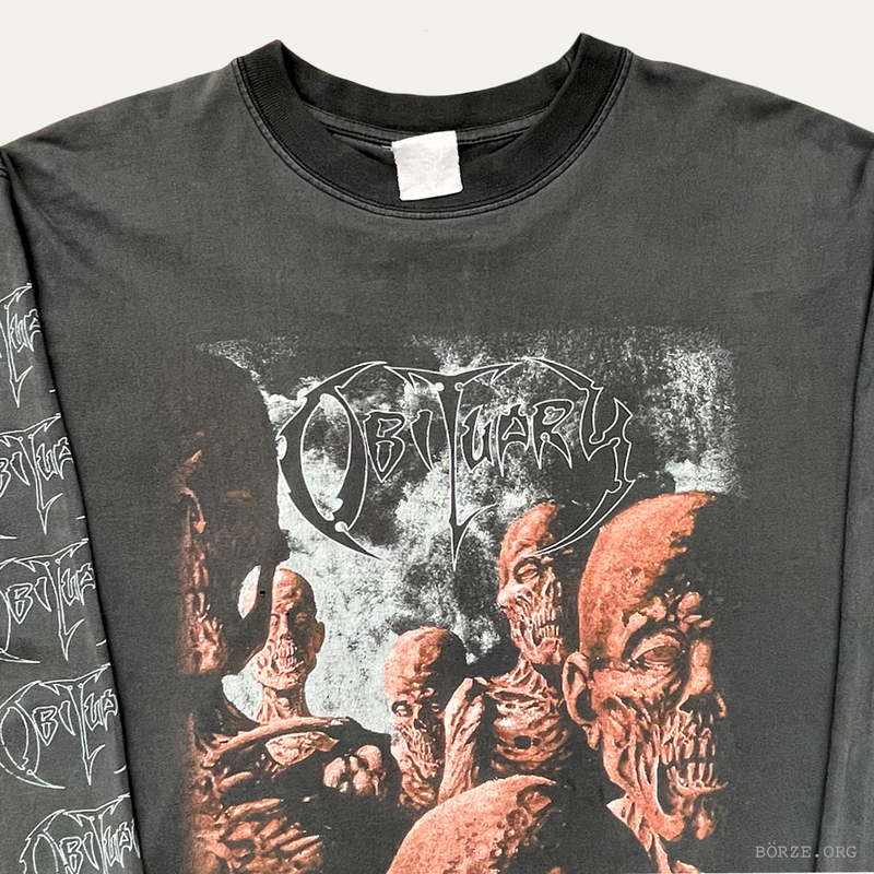 1997 OBITUARY BACK FROM THE DEAD VINTAGE XL LONG SLEEVE